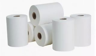 Бумажная основа для производства туалетной бумаги.